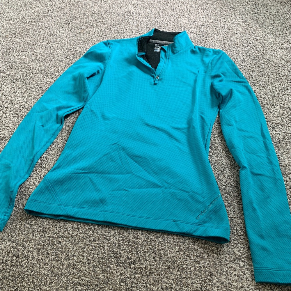 Blue Under Armor half zip